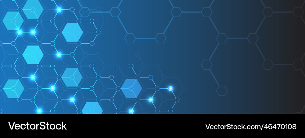 Abstract technology particle virtual molecule Abstract technology particle virtual molecule vector image