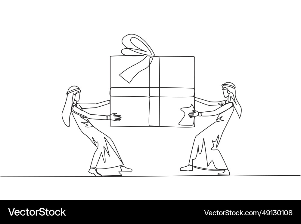 Continuous one line drawing two professional Continuous one line drawing two professional vector image