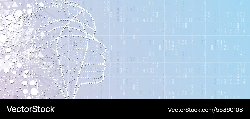 Engineering technology and artificial intelligence Engineering technology and artificial intelligence vector image