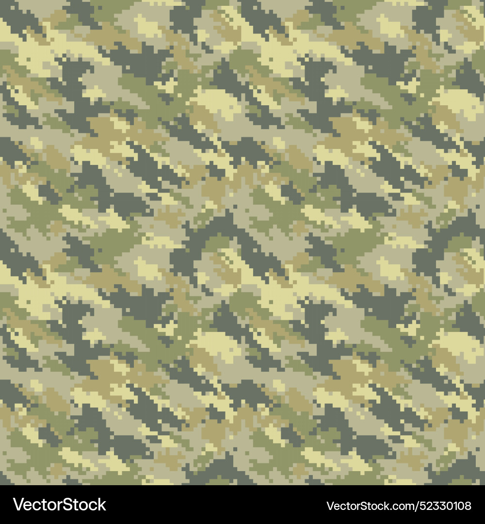 Flat design digital camo pattern Vector Image
