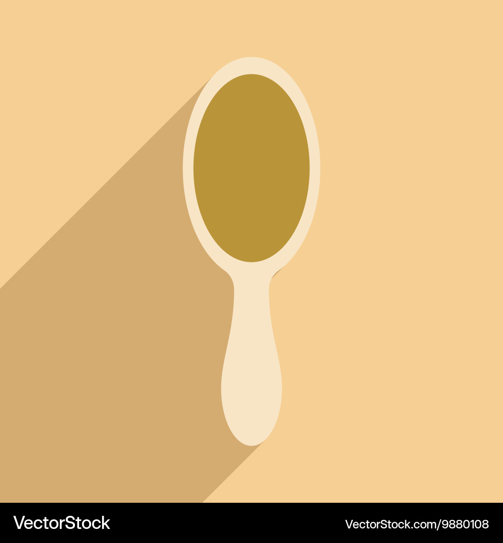 Flat with shadow icon and mobile application Vector Image