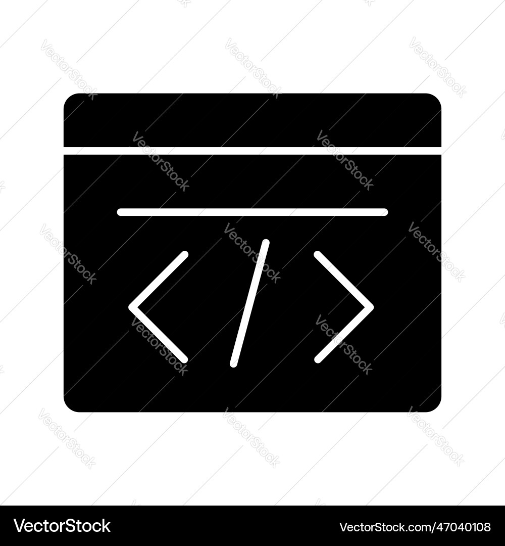 Folder file organize user interface black icon Vector Image