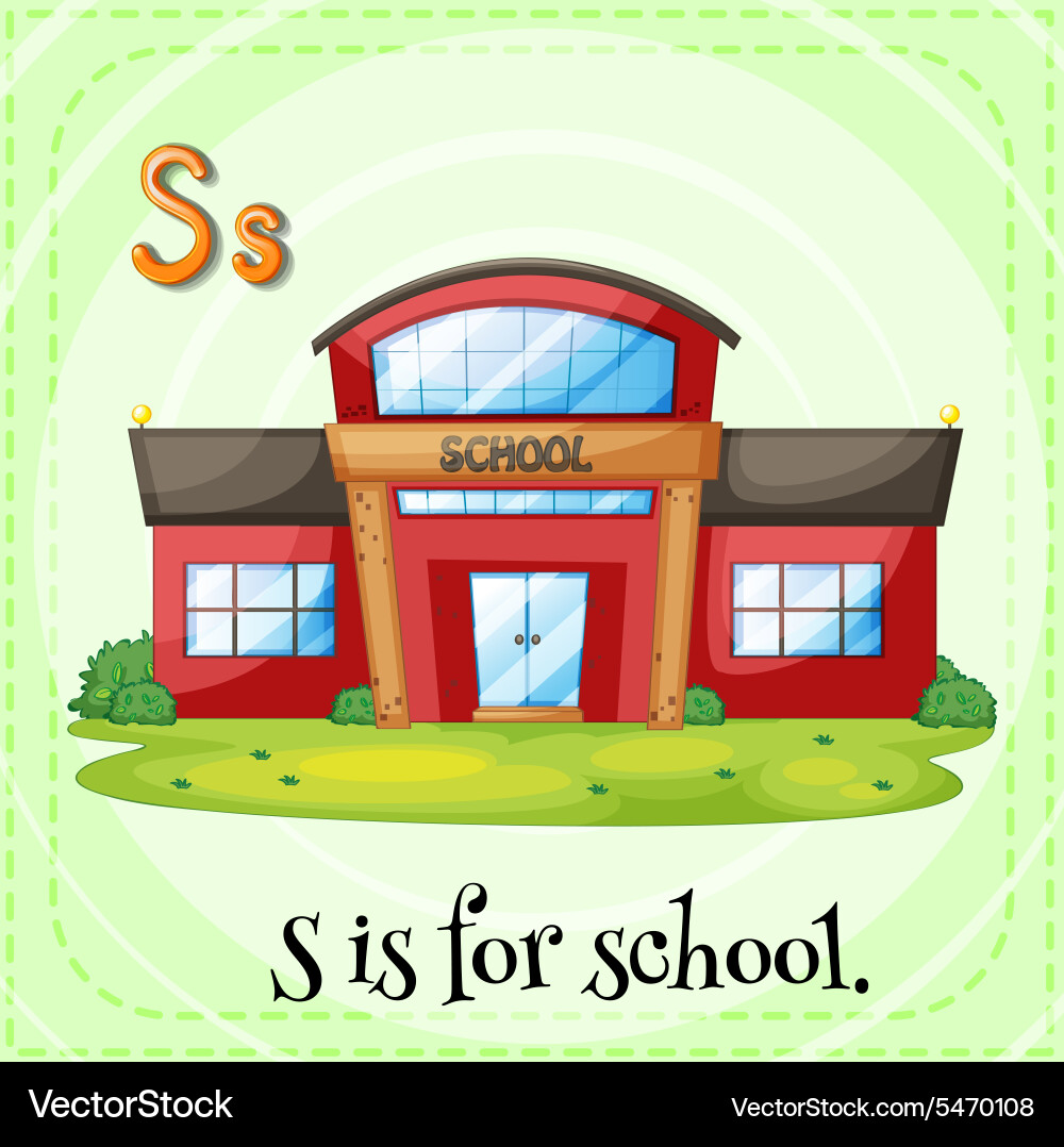 Letter s Royalty Free Vector Image - VectorStock
