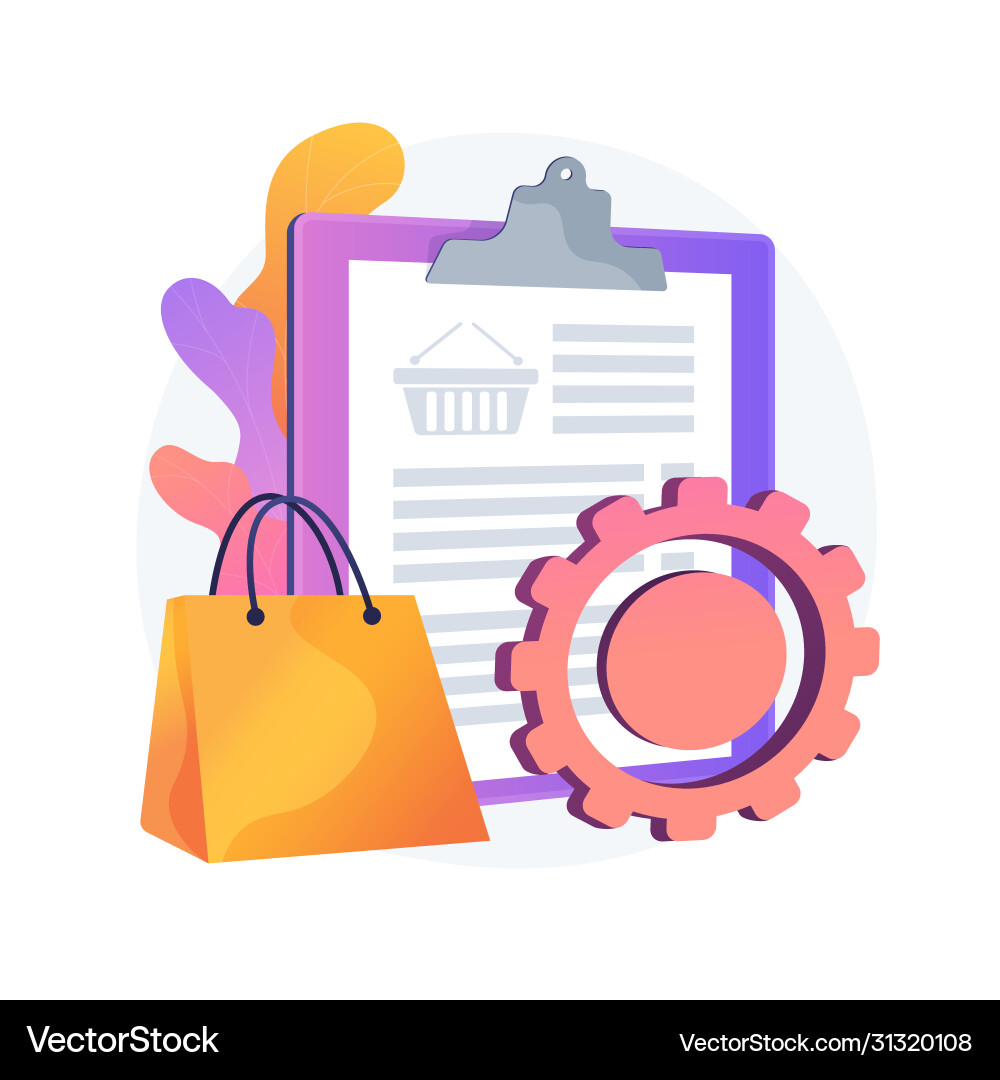 Order tracking program concept metaphor Order tracking program concept metaphor Vector Image