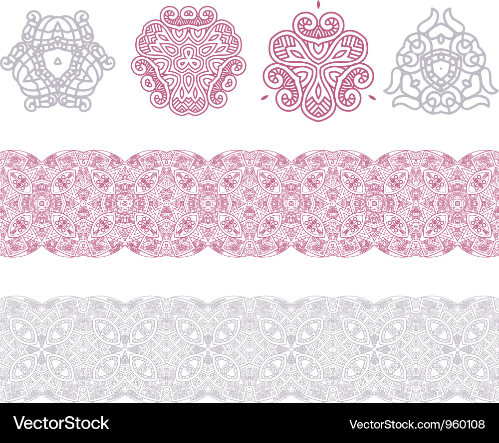Ornamental seamless pattern Vector Image