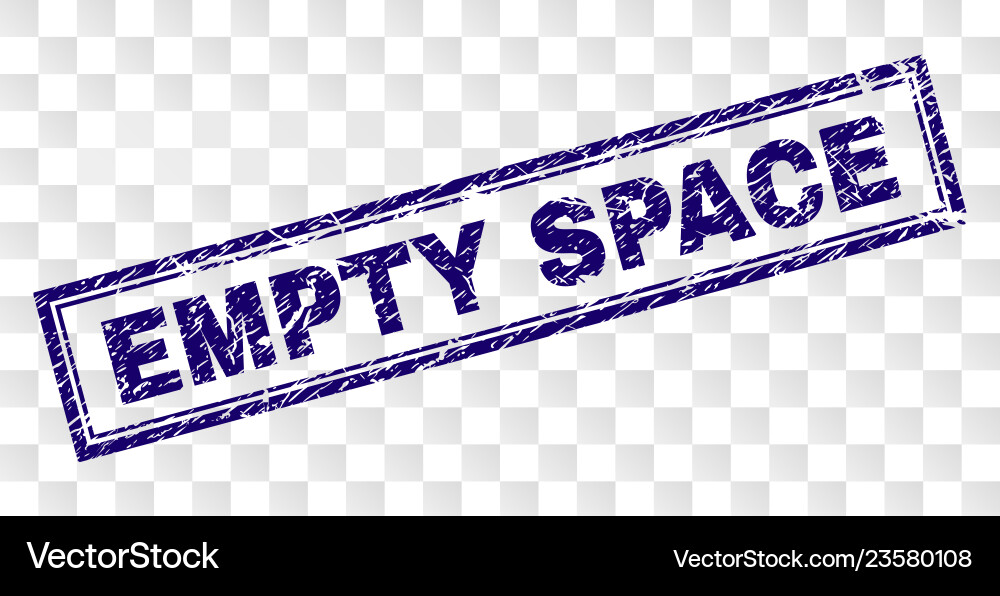 Scratched empty space rectangle stamp Scratched empty space rectangle stamp Vector Image
