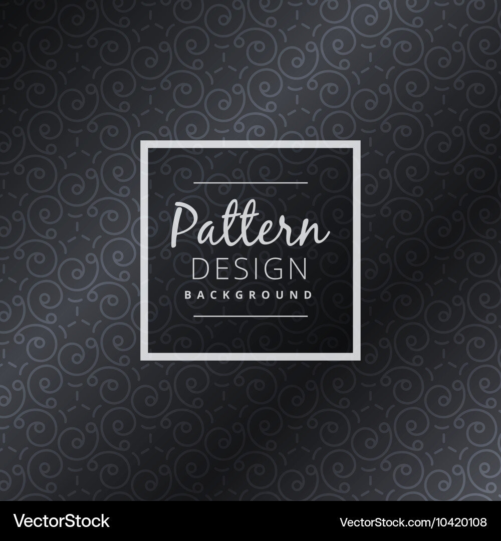 Seamless dark pattern design Vector Image
