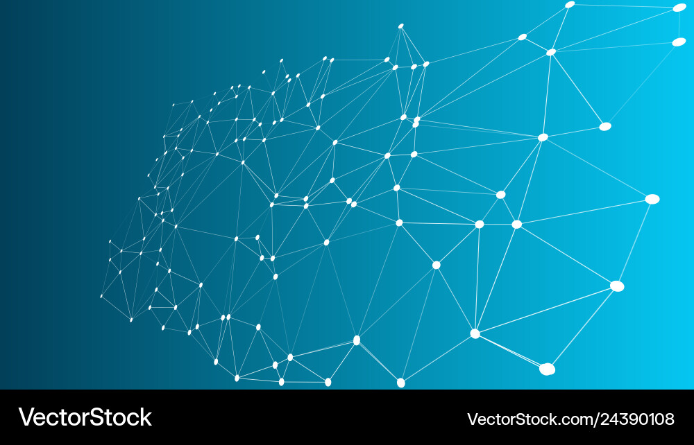 Triangles line abstract background connected Triangles line abstract background connected vector image