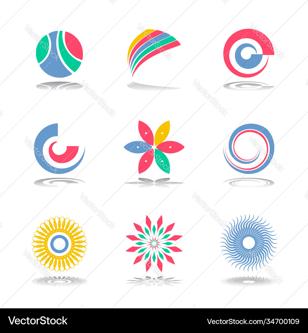 Design elements set Design elements set vector image