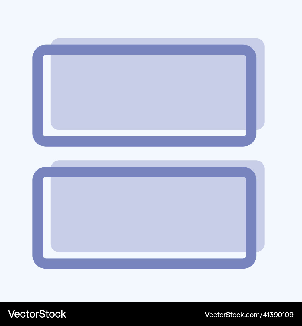 Icon View Array - zwei Tonart einfach vektorbild