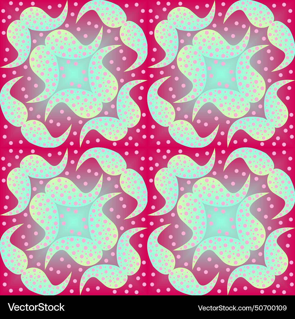 Seamless abstract pattern with gradient triangles vector image