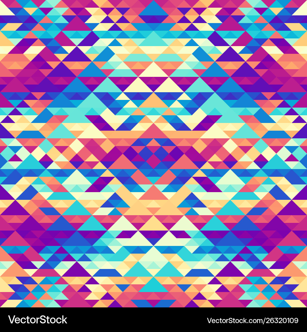 Seamless pattern background a triangles Seamless pattern background a triangles Vector Image