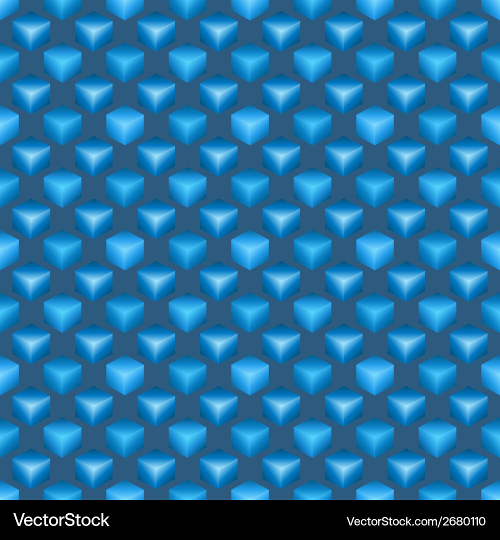 Abstract shape seamless pattern made vector image