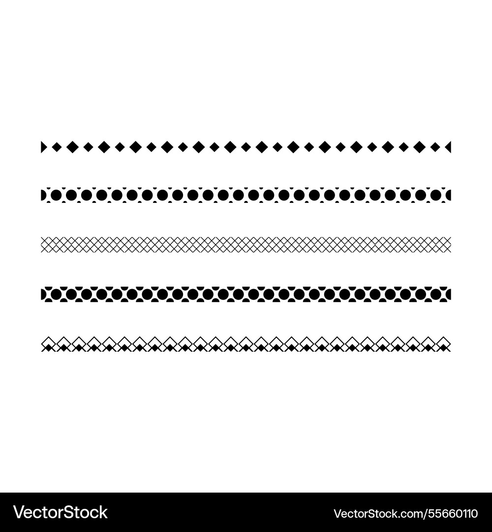 Border frame icon divider horizontal line shape Border frame icon divider horizontal line shape Vector Image