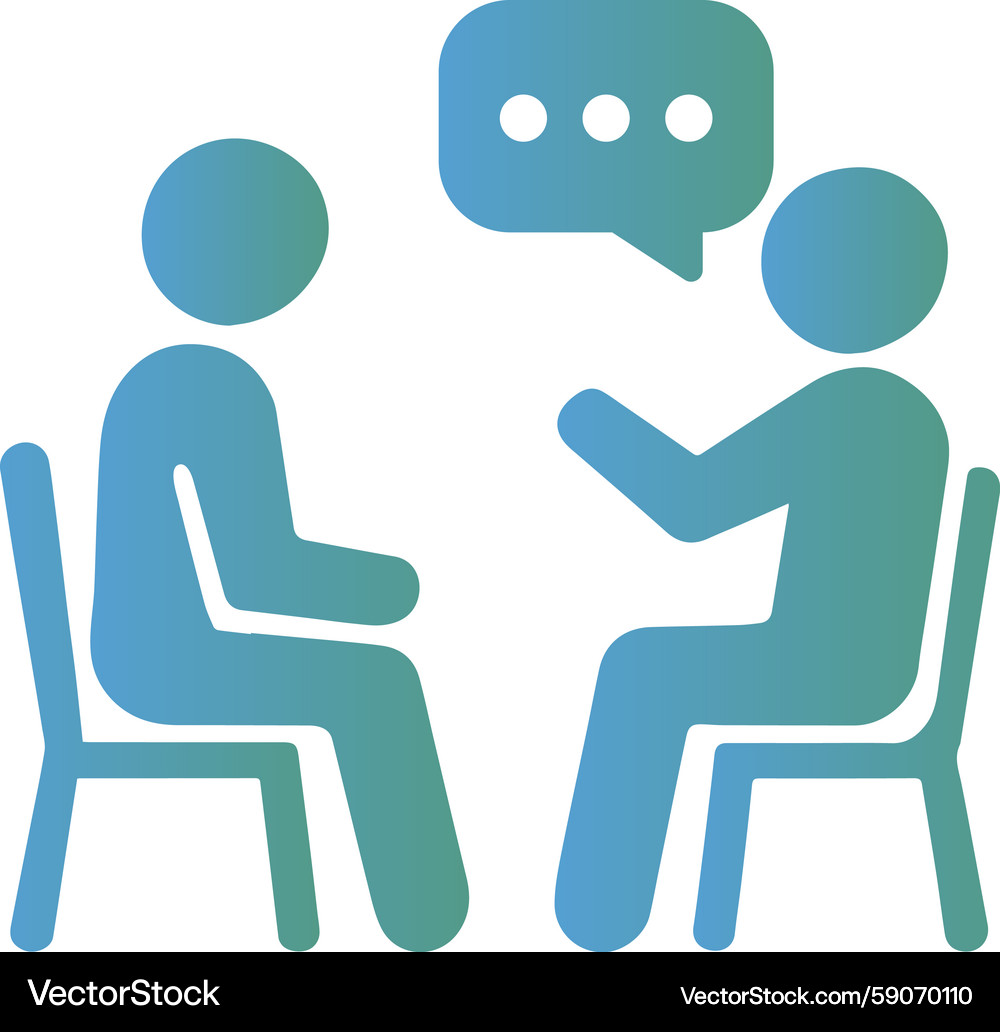 Business Conversation Icon – Royalty-Free Vector | VectorStock