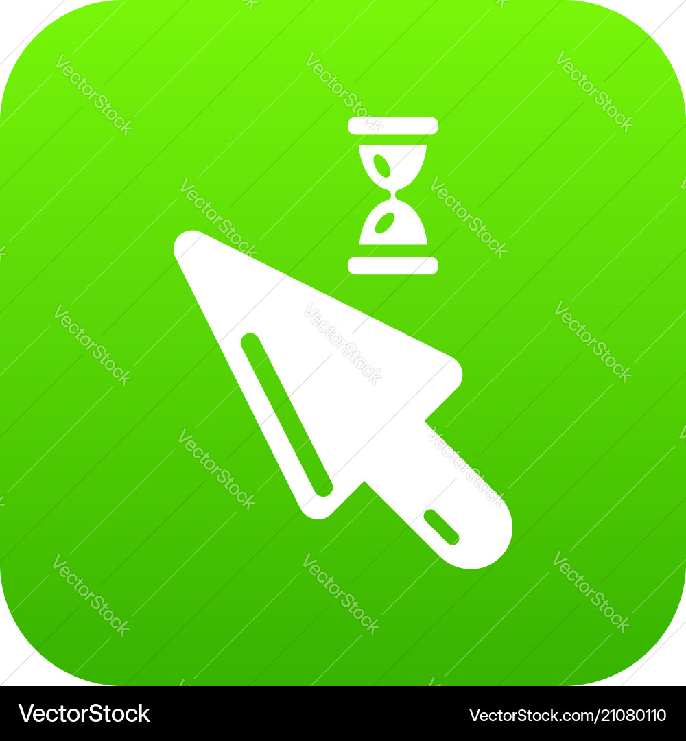 Cursor icon simple black style Cursor icon simple black style vector image