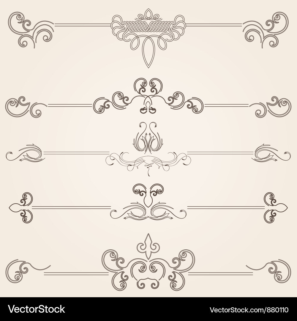Design elements vector image