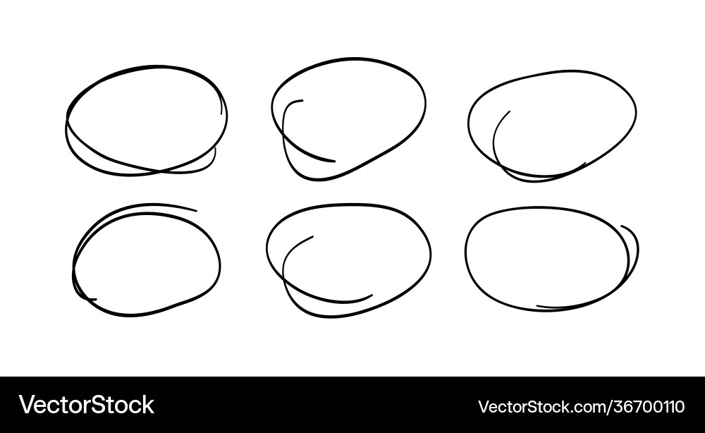 Hand drawn set objects for design use black Hand drawn set objects for design use black vector image
