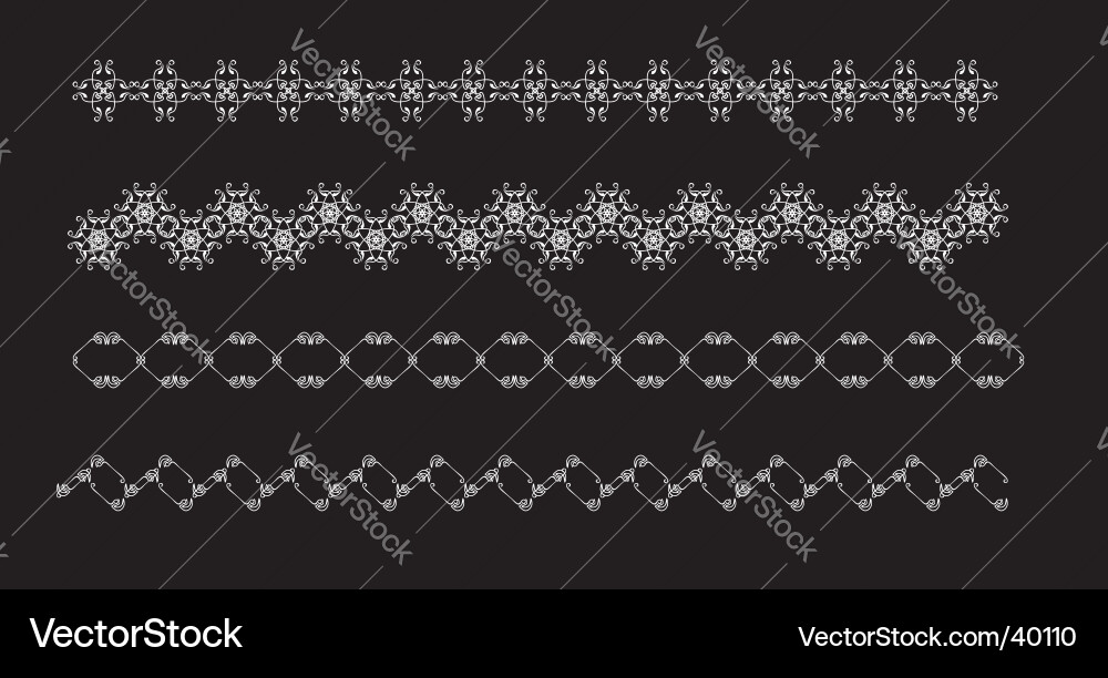 Interlocking Chain Links Vector Image