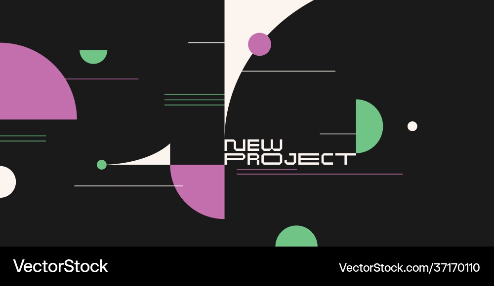 Modern backgrounds with abstract elements vector image