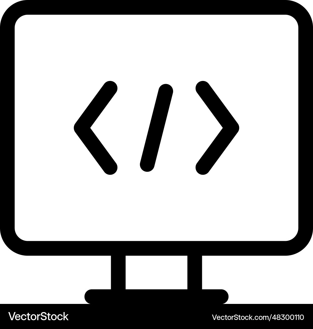Programming icon Vector Image