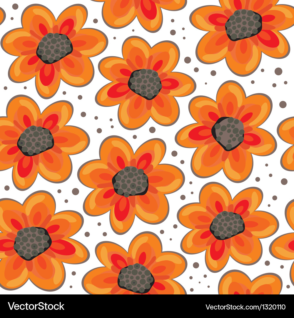 Retro pattern background vector image
