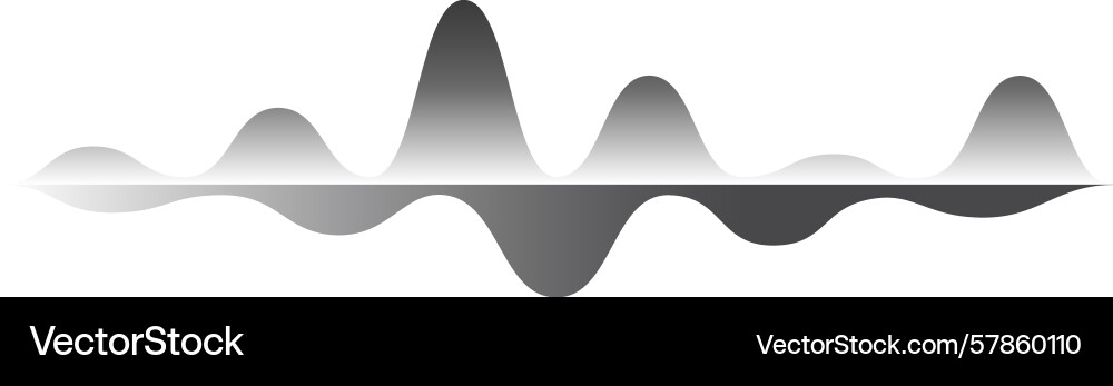 Sound wave vibrating and flowing with a modern Sound wave vibrating and flowing with a modern Vector Image