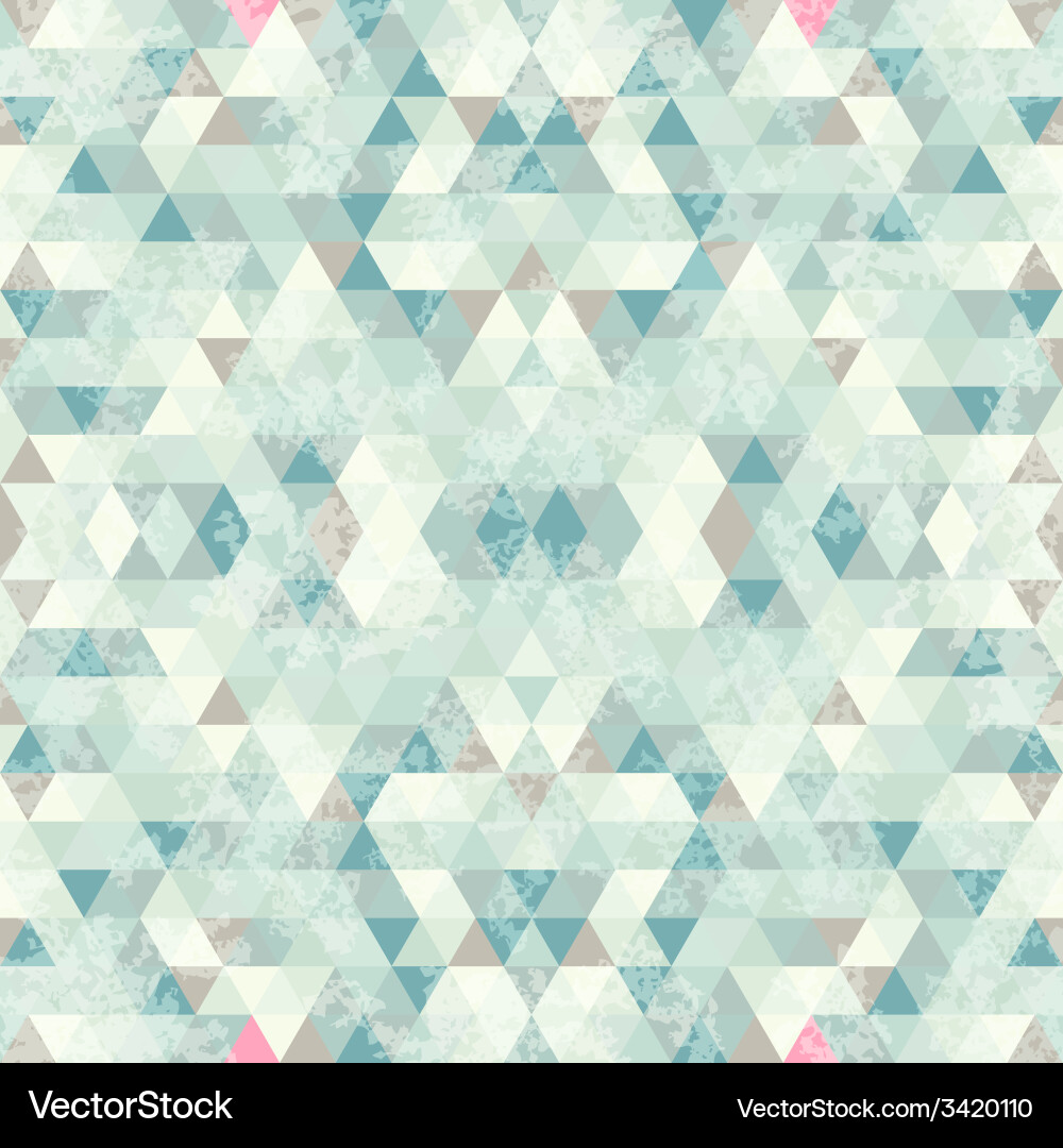 Triangular mosaic colorful background vector image