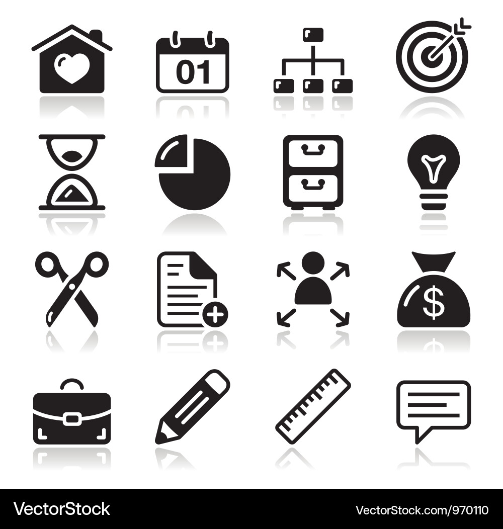 Website Icon Set - Web Navigation vector image