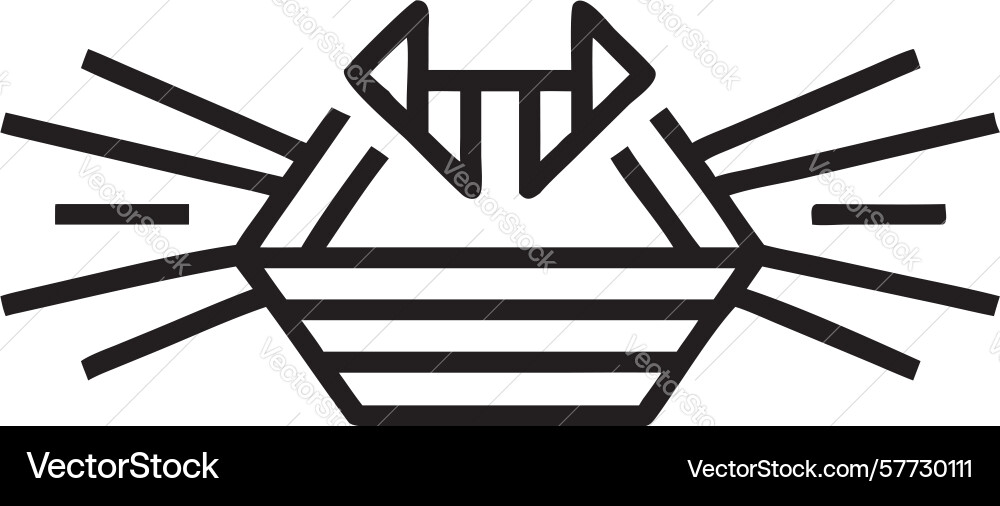 Abstract angular symmetrical shape dynamic modern Vector Image