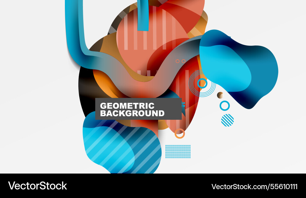 Abstract background - lines circles and liquid Abstract background - lines circles and liquid vector image