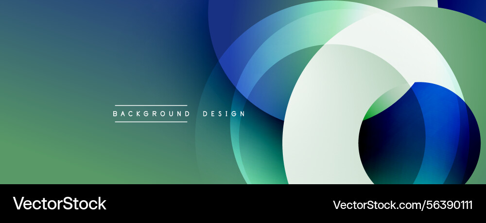 Abstract design features overlapping circles Abstract design features overlapping circles vector image