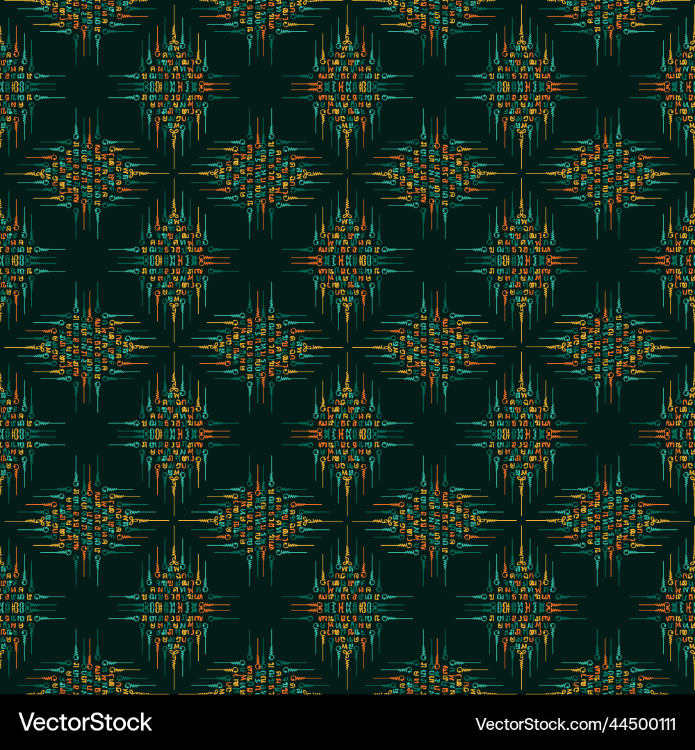 Abstract green squares seamless pattern design Abstract green squares seamless pattern design vector image