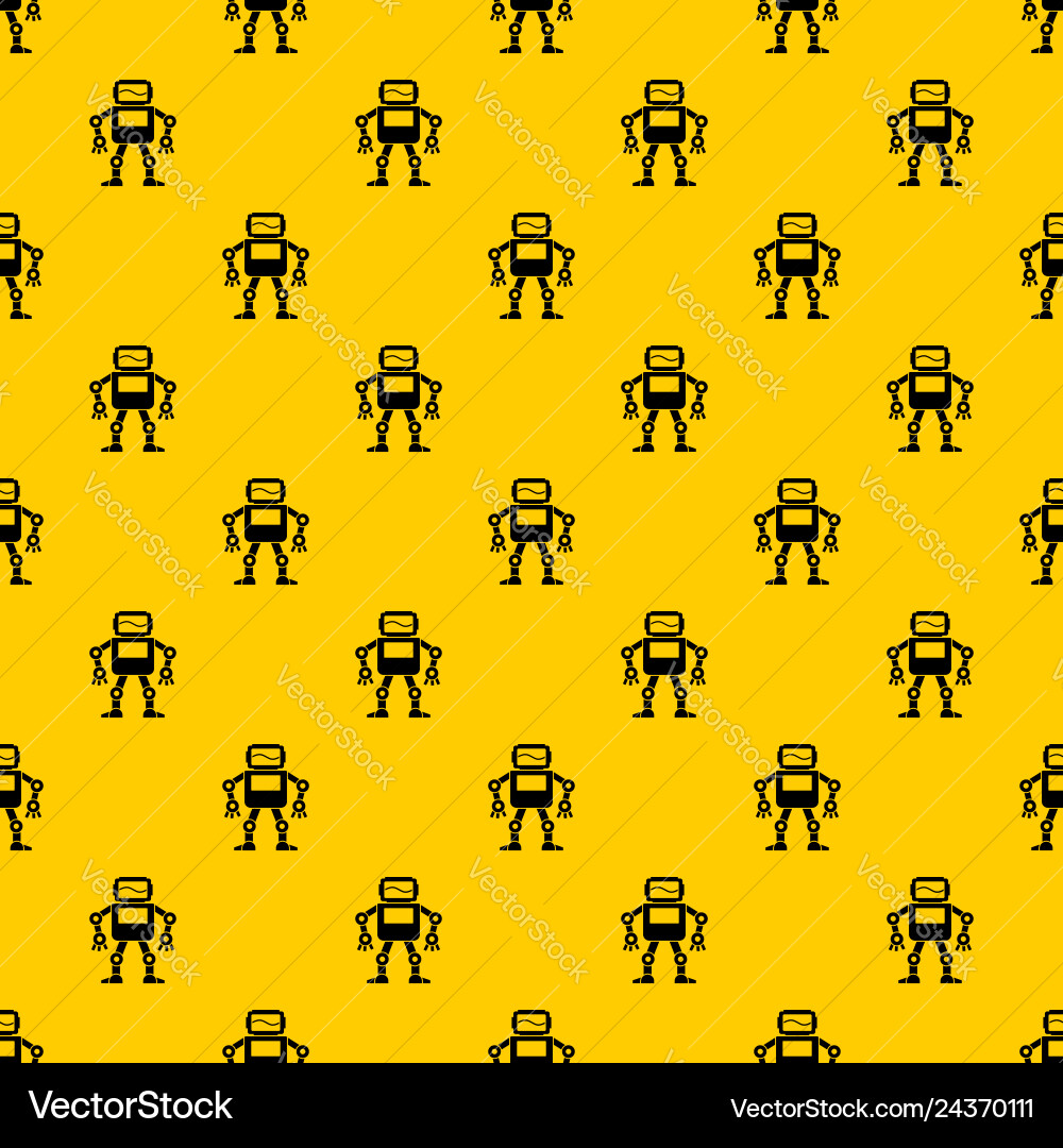 Android Mechanism Pattern Vector Image