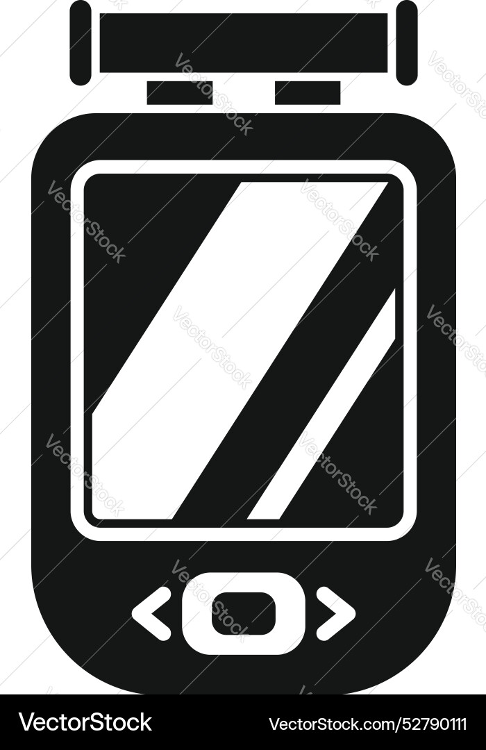 Bike computer showing speed and distance while Bike computer showing speed and distance while vector image