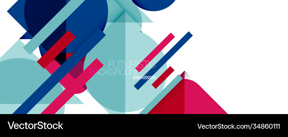 Clean minimal geometric abstract background Clean minimal geometric abstract background Vector Image
