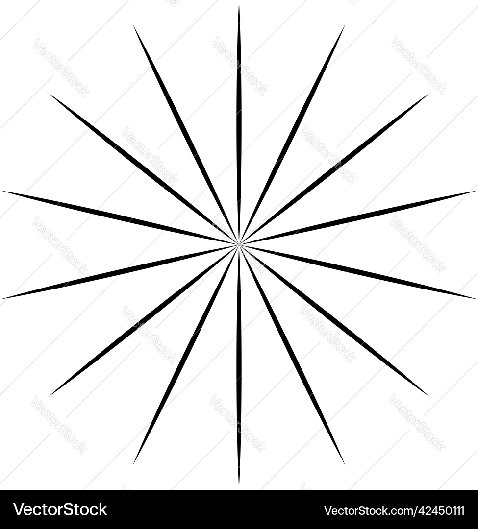 Converging radial circular lines element Converging radial circular lines element Vector Image