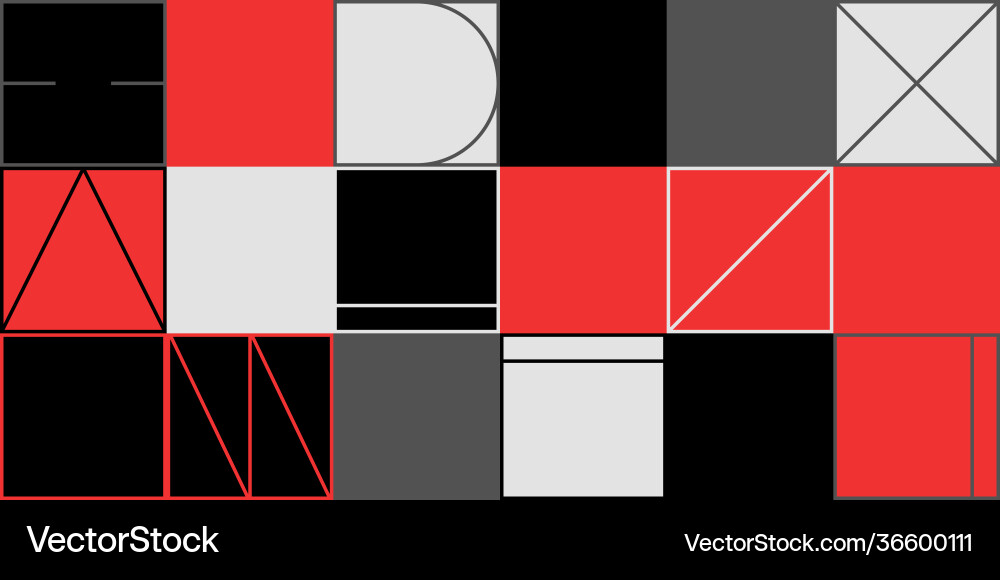 Deconstructed abstract pattern design Deconstructed abstract pattern design vector image