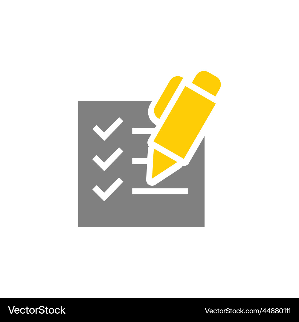 Document check list with signature finance money vector image