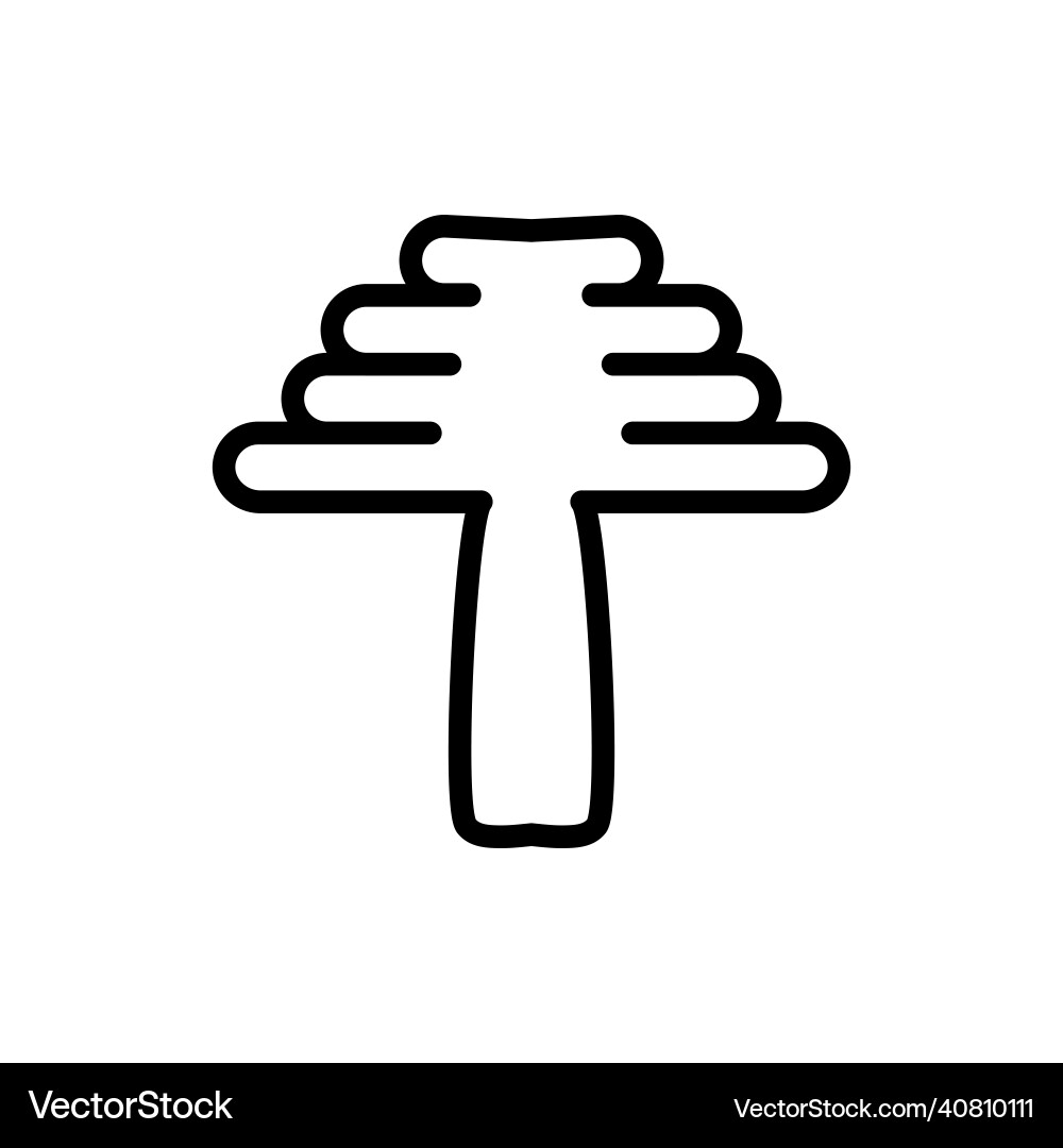 Tech tree icon simple style artificial Tech tree icon simple style artificial vector image