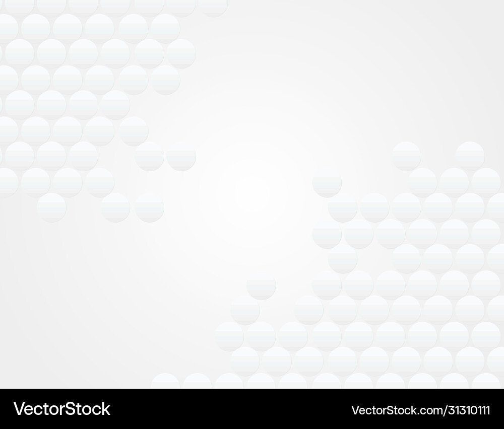 White bubble abstract background with copy space Vector Image