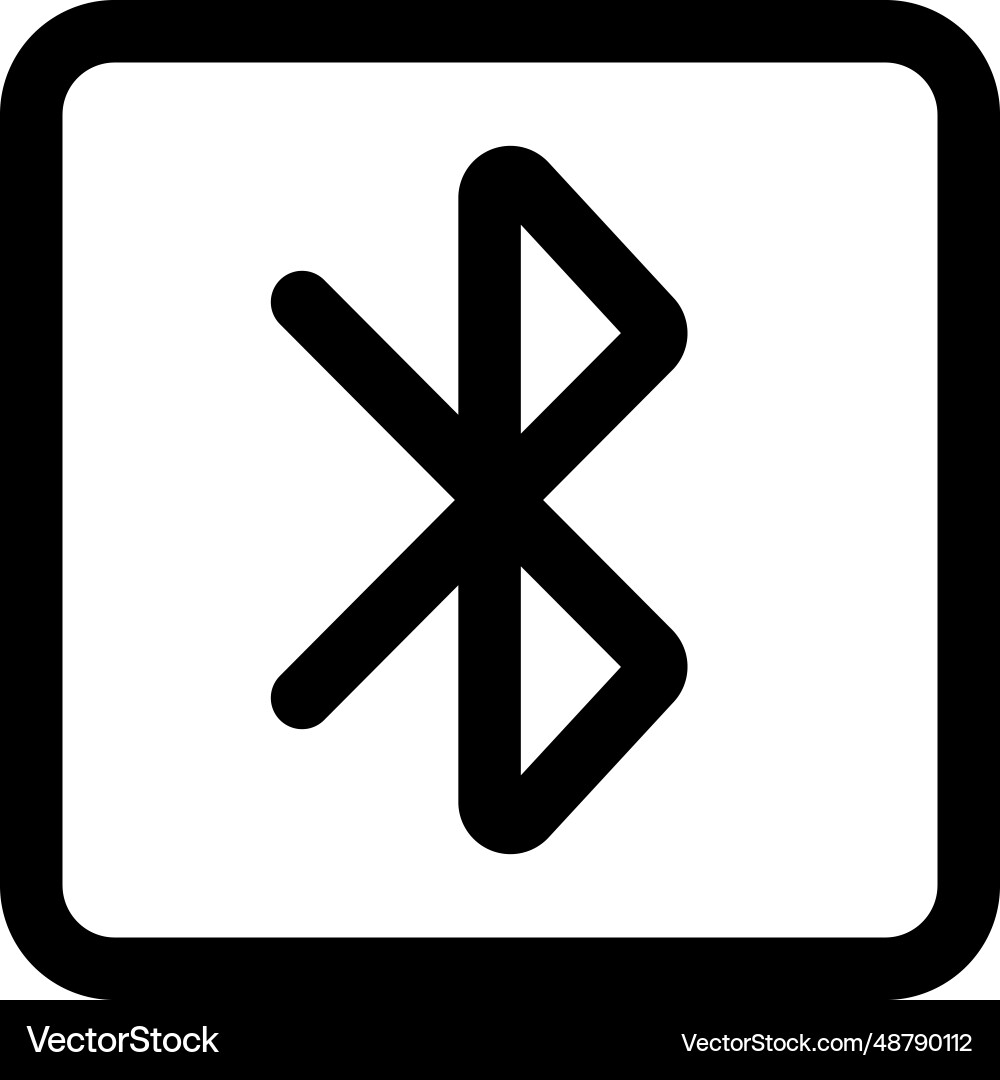 Bluetooth modern technology for data sharing Vector Image