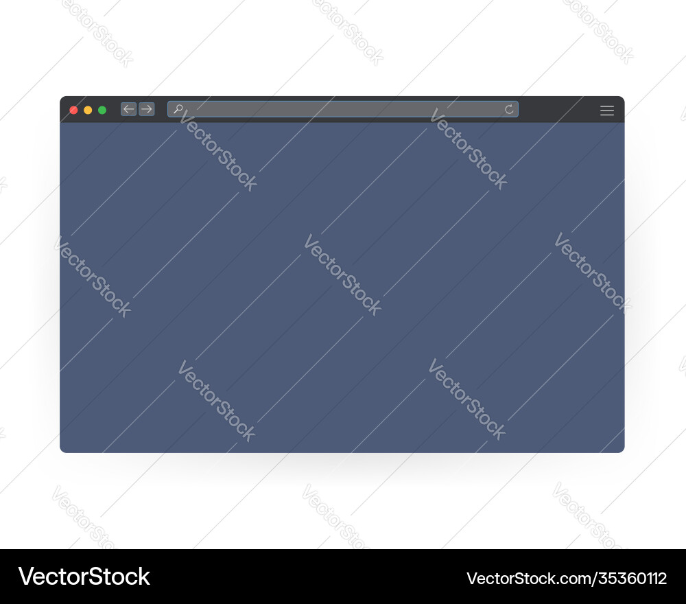 Browser window or web Vector Image