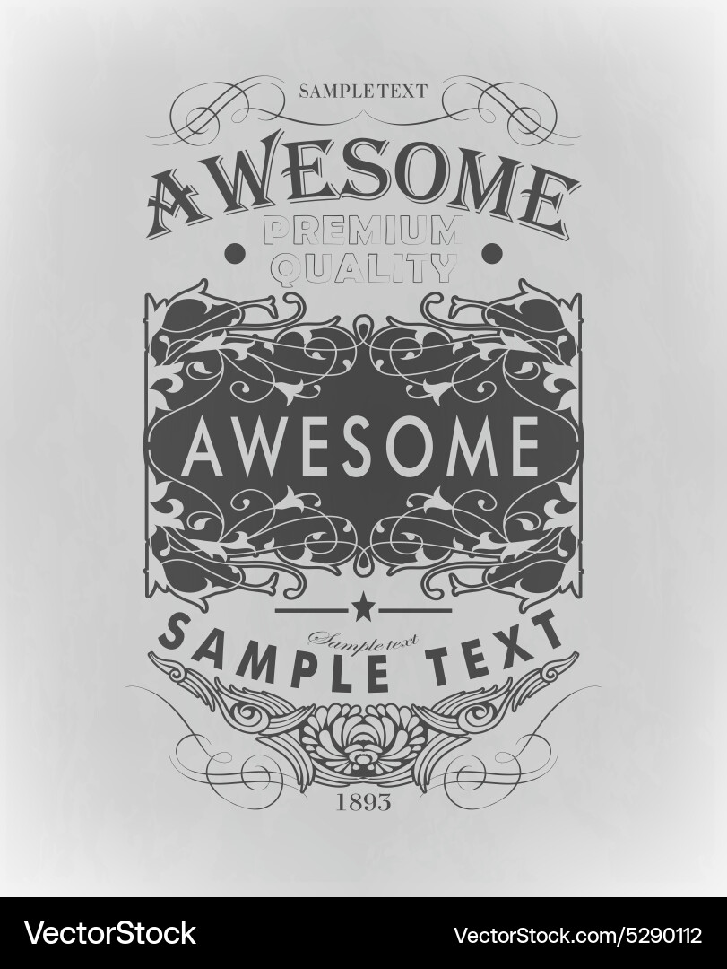 Calligraphic design elements Vector Image