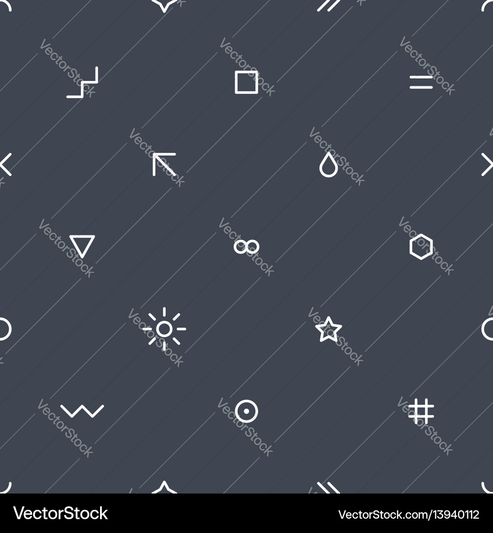 Dark Gray Abstract Pattern vector image
