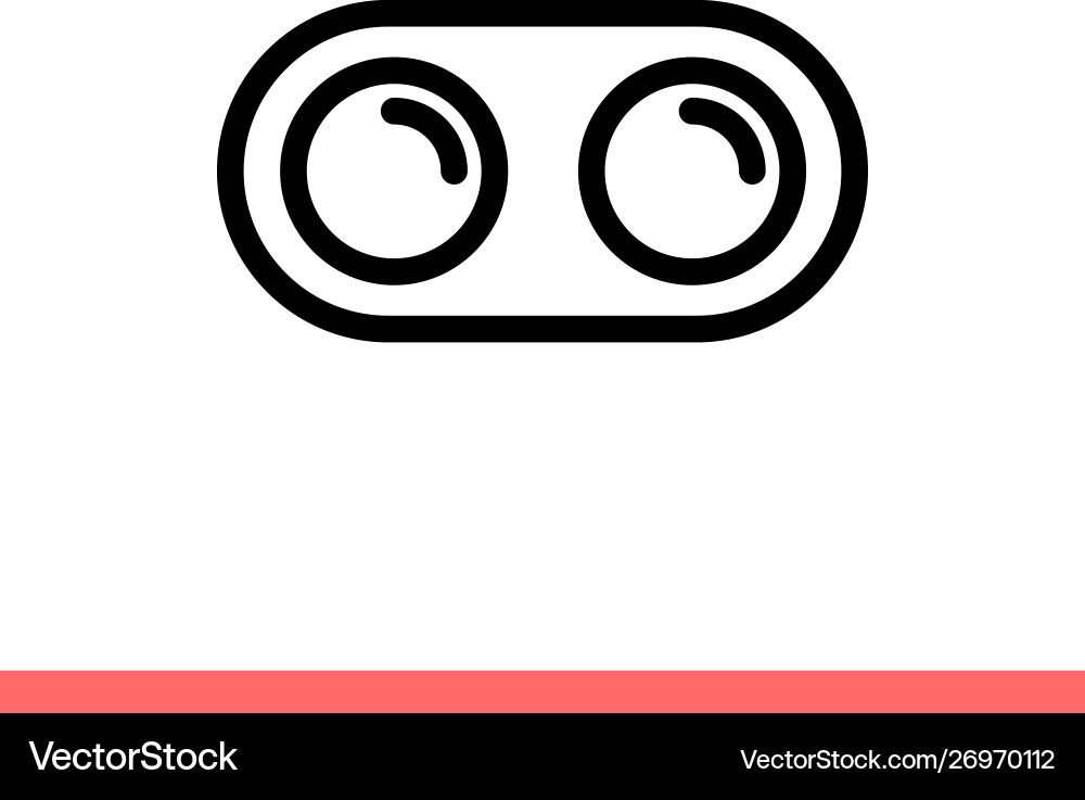 Dual camera icon for web or mobile app Dual camera icon for web or mobile app Vector Image