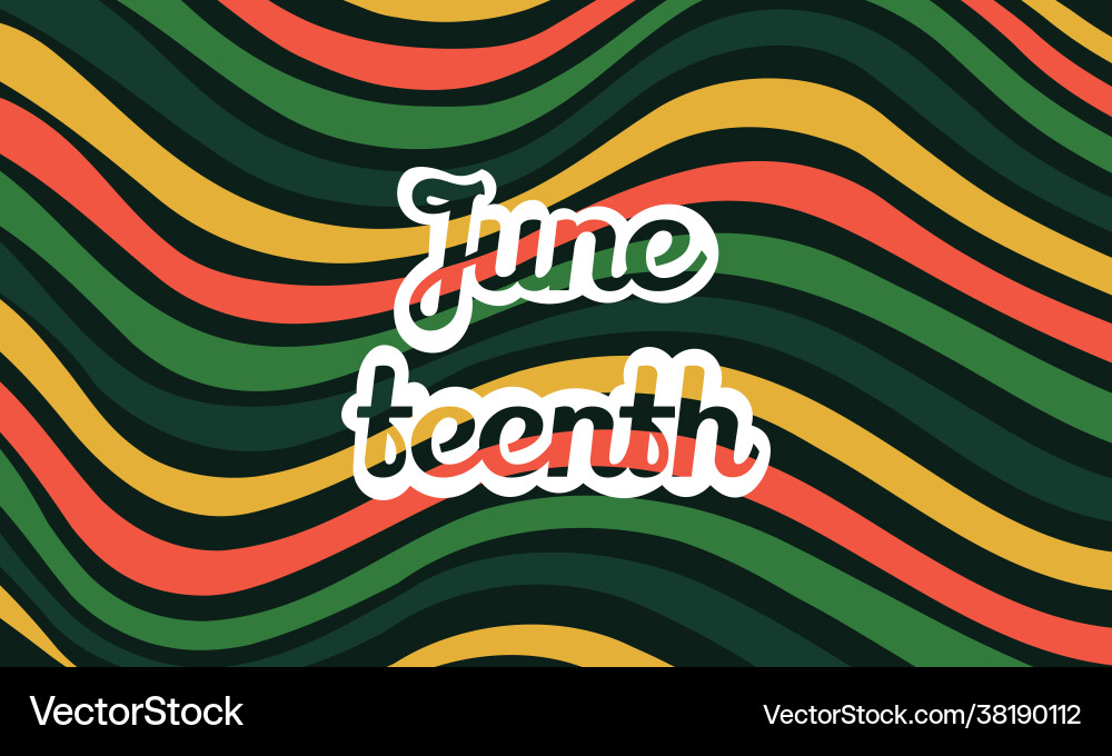 Juneteenth holiday celebrated annually in usa Juneteenth holiday celebrated annually in usa vector image