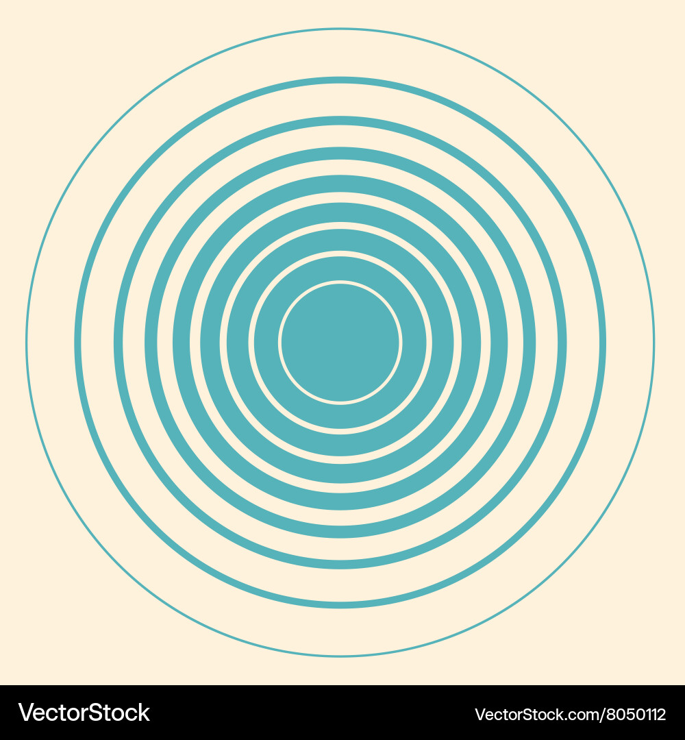Retro Circles Background Vector Image