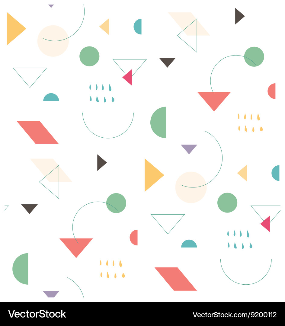 Retro Geometric Pattern vector image