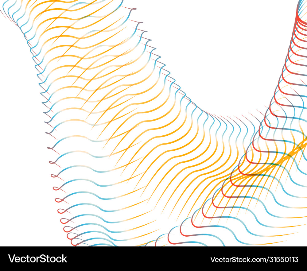 Abstract background blend wave line design Abstract background blend wave line design vector image